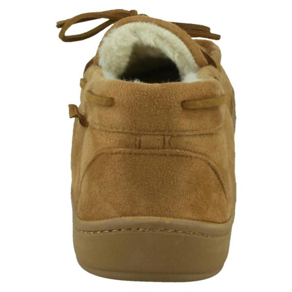 Padders Mens Padders Memory Foam Wide Slippers Cayenne