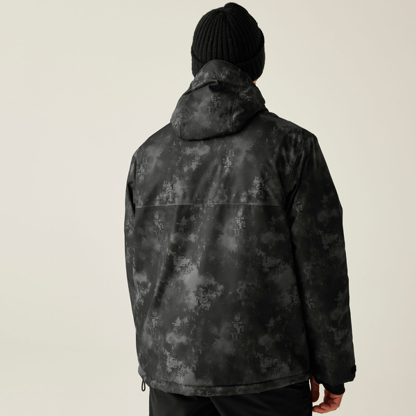 Dare 2B Mens Freeride II Distressed Overhead Ski Jacket - Iron Gate