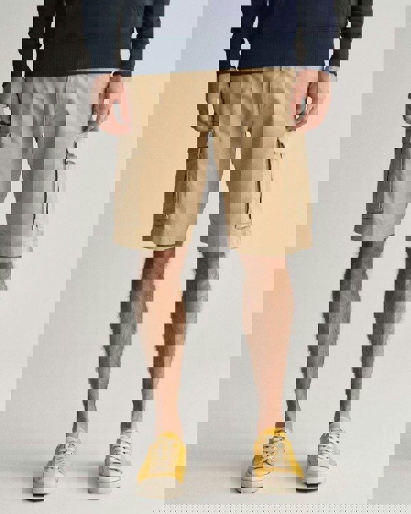 GANT Mens Relaxed Twill Cargo Shorts - 248 Dark Khaki