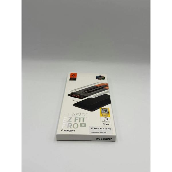 Spigen Glastr EZ Fit Pro HD Alumina Core Screen Protector for iPhone 16 Pro/17 Pro 6.3" - AGL10097