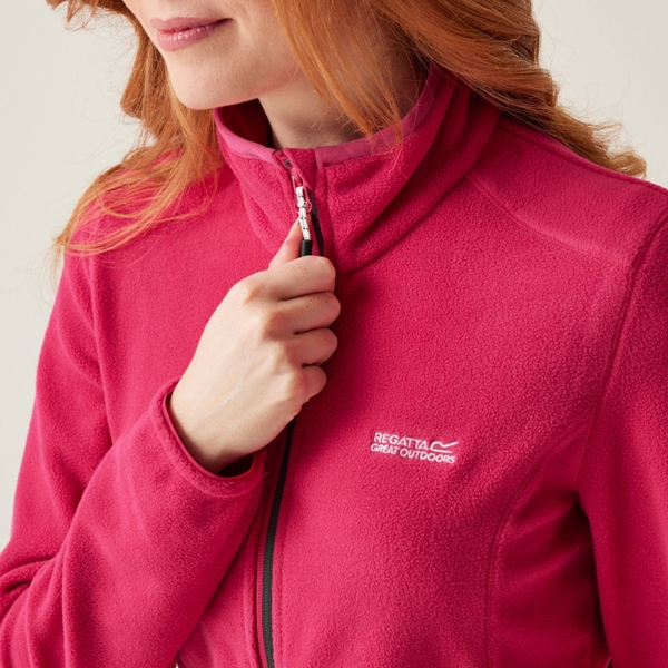 Regatta Women's Floreo IV Full Zip Fleece Jacket - Deep Pink