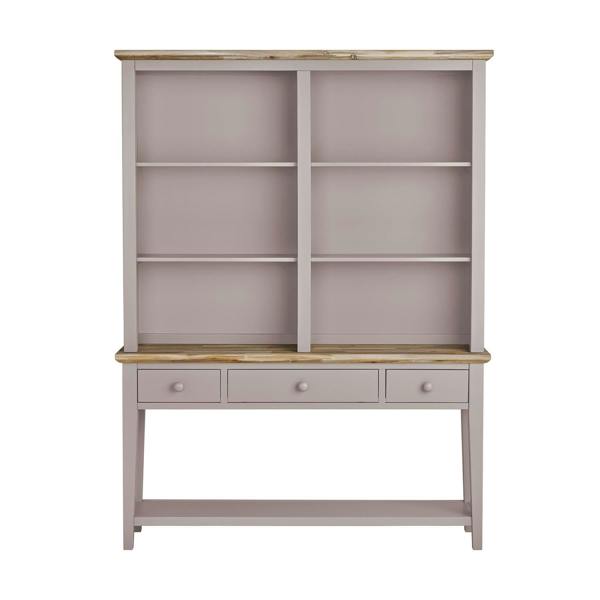 Statement Furniture Florence Console Table and Hutch, Display Cabinet with Shelves