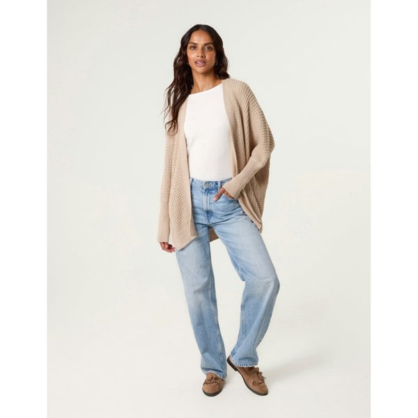 Blue Vanilla Textured Cardigan