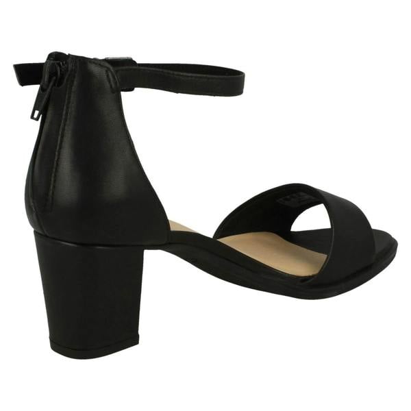 Clarks Ladies Clarks Heeled Strappy Sandals Kaylin60 2Part