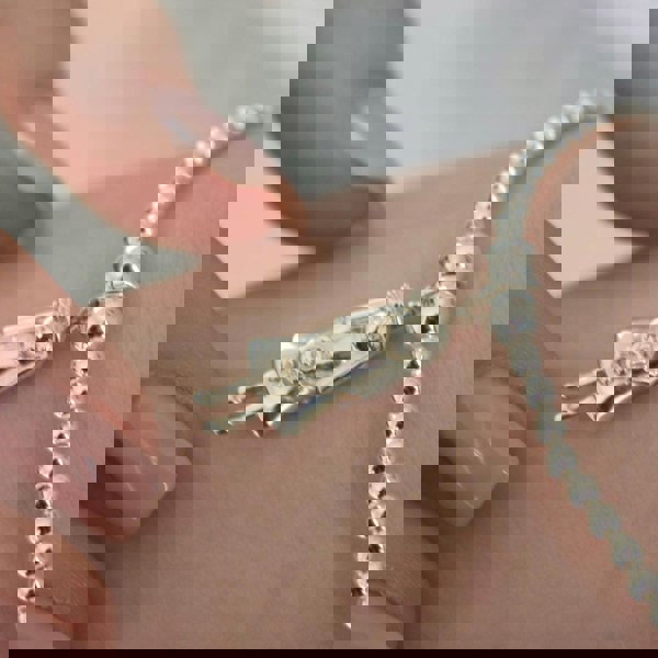 Bridesmaid Silver Ball Bead Bracelet - MYLEE London