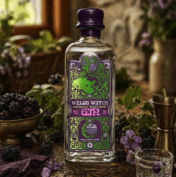 Welsh Witch Premium Welsh Blackberry Gin – Imbolc Edition
