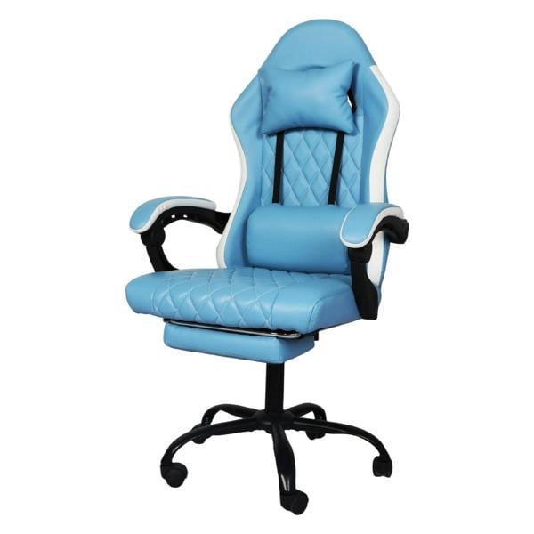 Levede Office Chair Gaming Racing Recliner Adjustable Spring Cushion Footrest