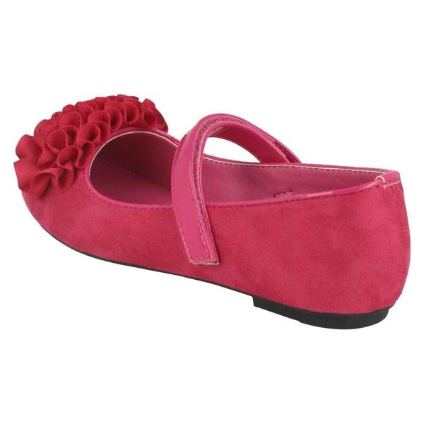 Spot On Girls Spot On Frill Trim Ballerinas H2448