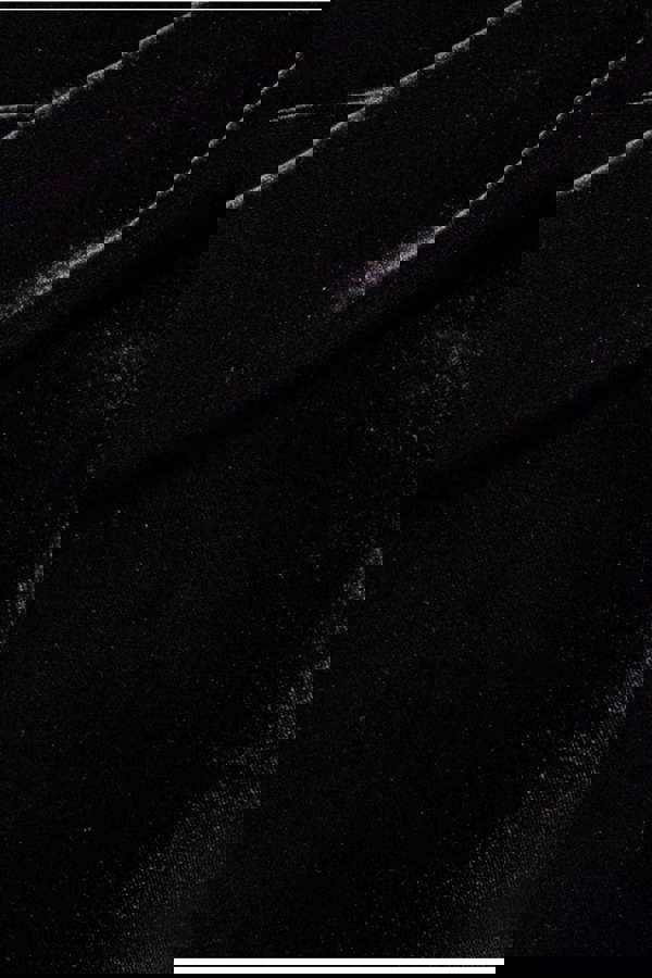 Cowl One Shoulder Velvet Maxi Dress - Black DR4504