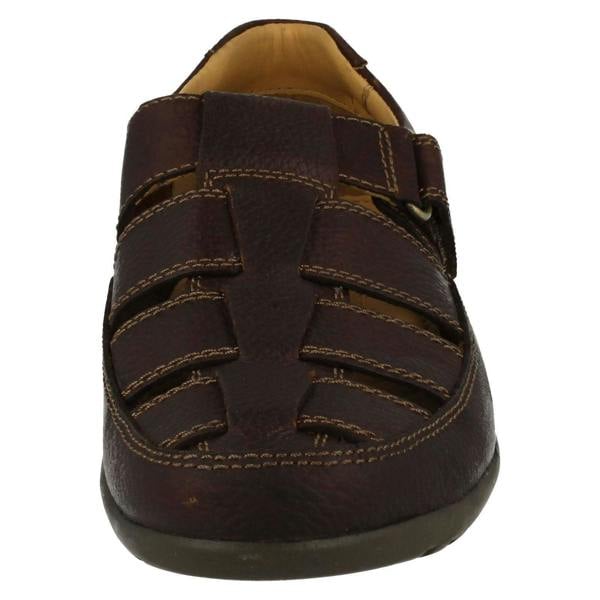 Clarks Mens Clarks Hook & Loop Sandals Recline Open
