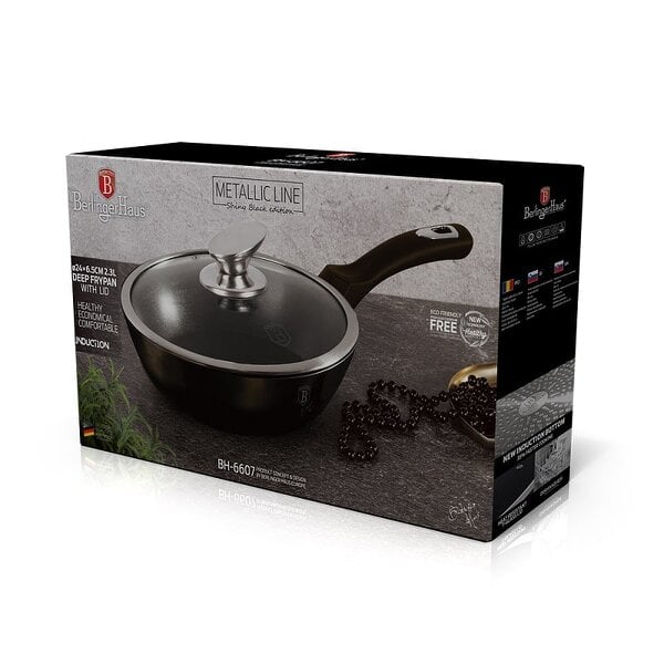 Berlinger Haus Deep Frying Pan Berlinger Haus BH-6607T Shiny Black Edition
