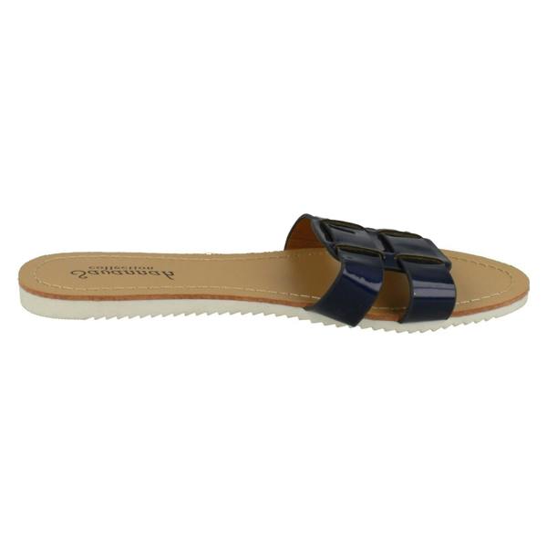 Savannah Ladies Savannah Flat Two Strap Mule