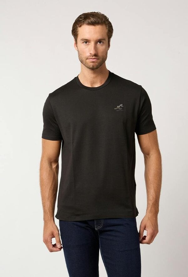 Paul & Shark Wave Shark Logo Cotton T-Shirt