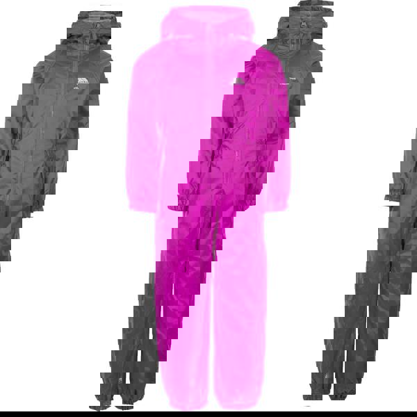 Trespass Babies Button Rain Suit - Purple Orchid - 