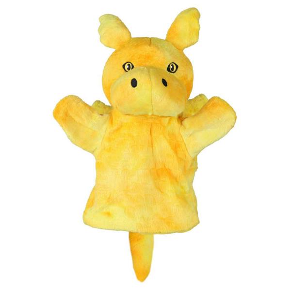 The Puppet Company Dragon (yellow) - ECO Puppet Buddies