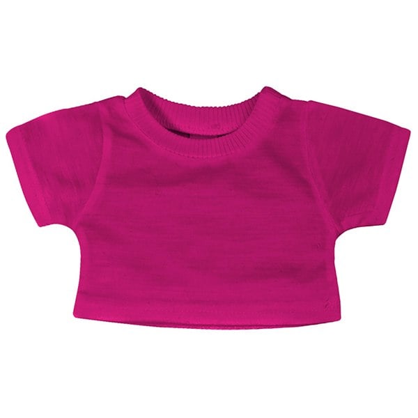 Mumbles Teddy Bear T-Shirt Accessory - Fuchsia