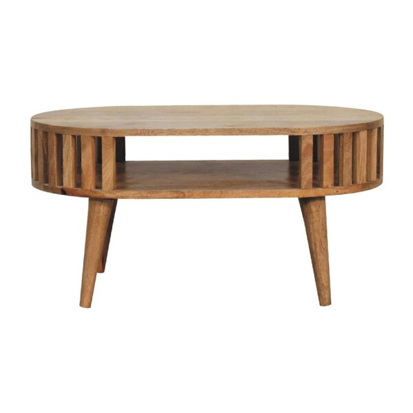 Wyld Haus Kaunakakai Slatted Mango Wood Coffee Table