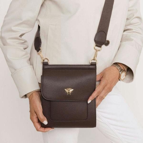 Alice Wheeler Crossbody Bag with Bee Detail