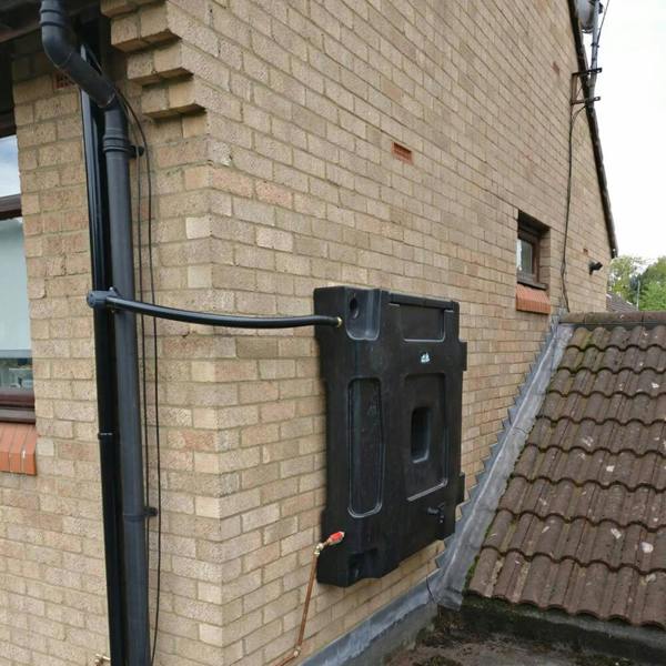 Spudulica Home & Garden Straight Downpipe Rainwater Diverter Kit for Water Butts