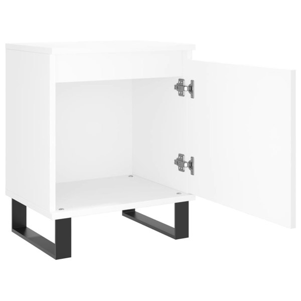 Berkfield Bedside Cabinets 2 pcs White 40x30x50 cm Engineered Wood