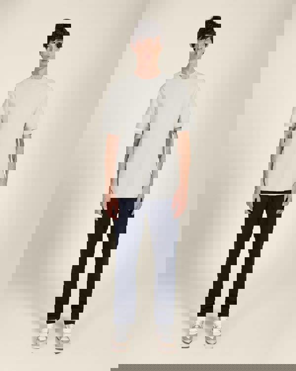 Larsson & Co Heavy T-Shirt With Ribbed Details