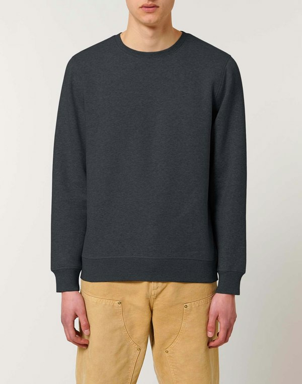 Men's Laid-Back Sweatshirt – Dark Heather Grey - British Boxers