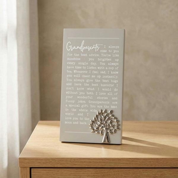 Garden Greatness Grandparents Heartfelt Sentimental Standing Plaque