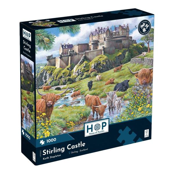 The House of Puzzles Stirling Castle 1000 Piece Jigsaw Puzzle
