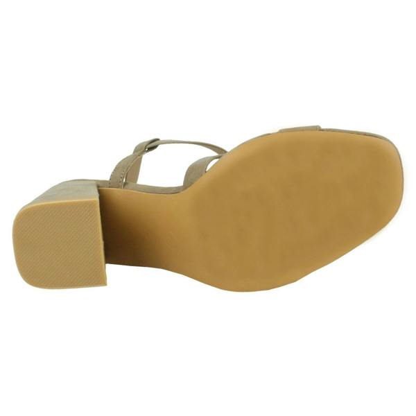 Spot On Ladies Spot On Strappy Heeled Sandals F12011
