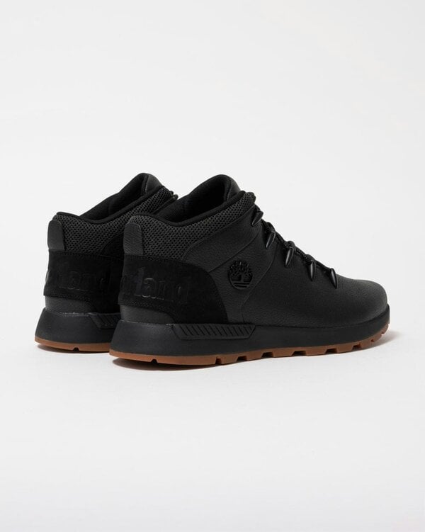 Timberland Sprint Trekker Mid Leather Mens Boots - Jet Black