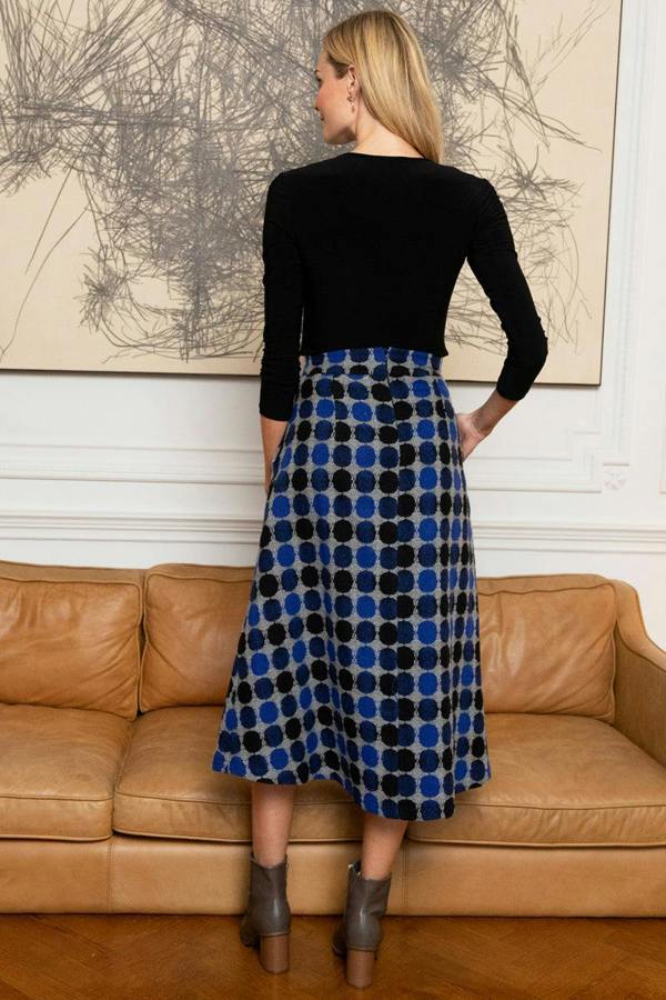 HotSquash A-Line Midi Skirt With Pockets