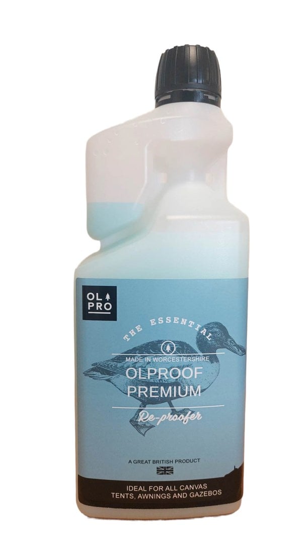 Front of the OLPROOF Premium Re-proofer 1 Litre bottle on a white background.
