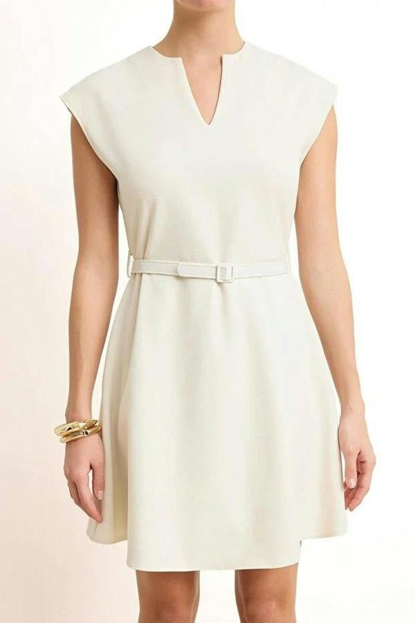 WOVCOR Mini Stretchy Woven Dress
