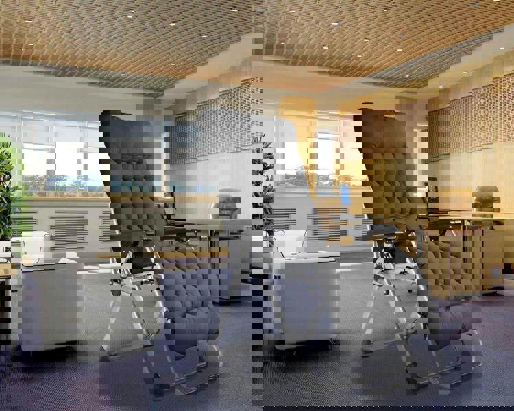 Smart Living Zero Gravity Chair with Cushion & Pillow - Pair - Black