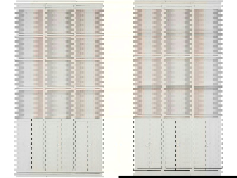 Dorel Home Anita Wall Unit B in White Lacquer