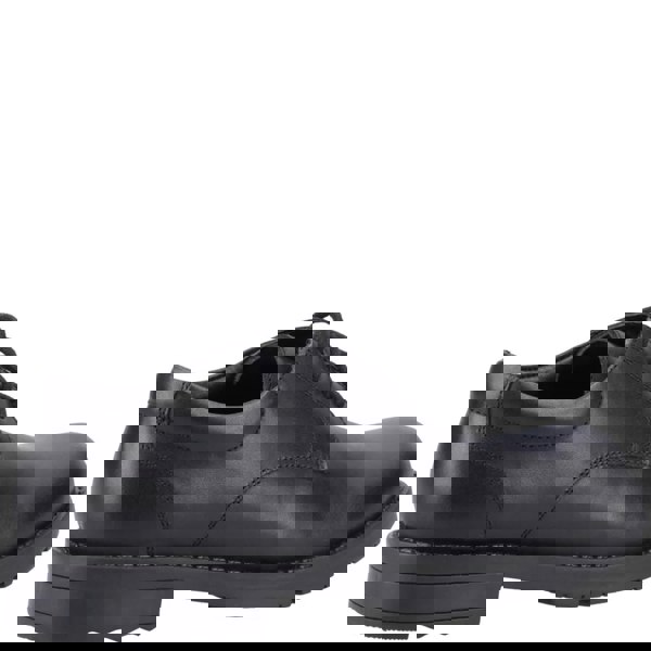 Hush Puppies BRUNO Boys Leather School Shoes Black