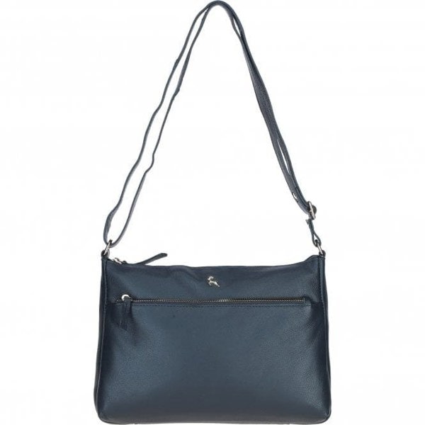 'Balmoral' Real Leather Shoulder Bag: AJ2