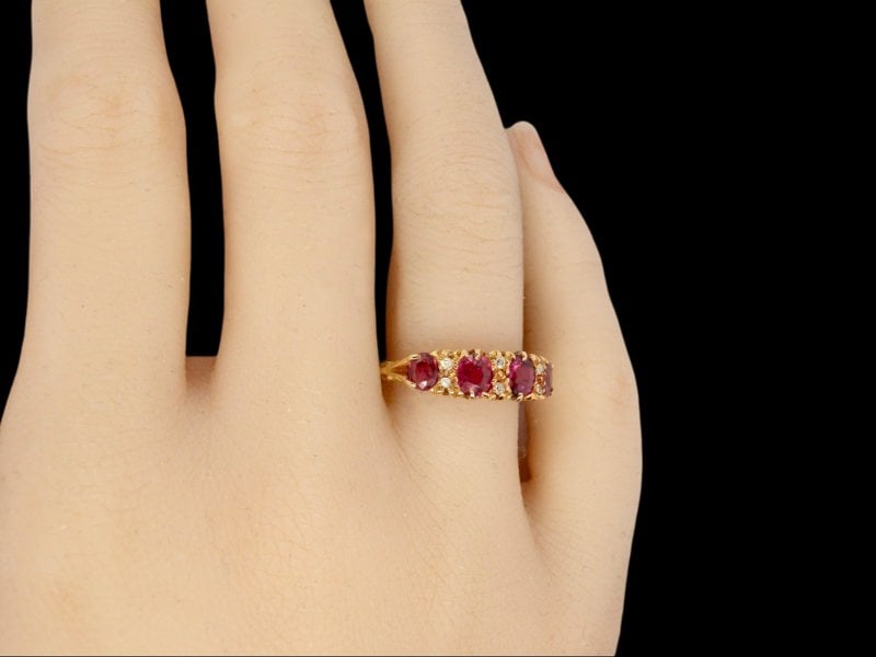 Vintage Tom An antique Ruby and Diamond ring