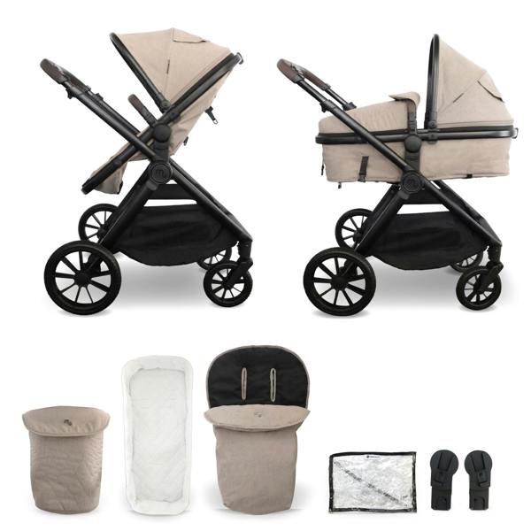 My Babiie MB220 2-in-1 Pramette - Mink