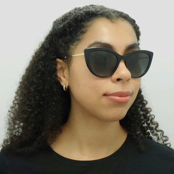 Dolce & Gabbana Sunglasses DG4408 501/8G Black Grey Gradient