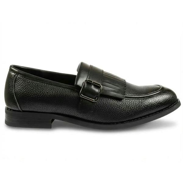 Dolcetto Men’s Fringe Monk Strap Slip-On Loafers