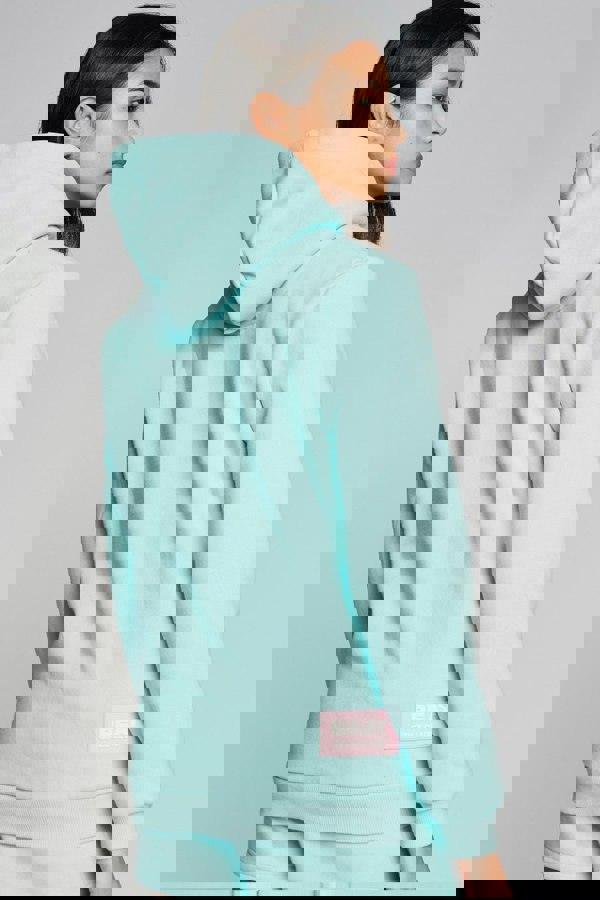 Beat Girlz Club Miami Logo Hoodie - Miami Blue