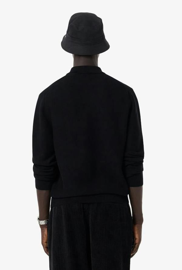 Lacoste Classic Fit Long Sleeved Knitted Polo Shirt