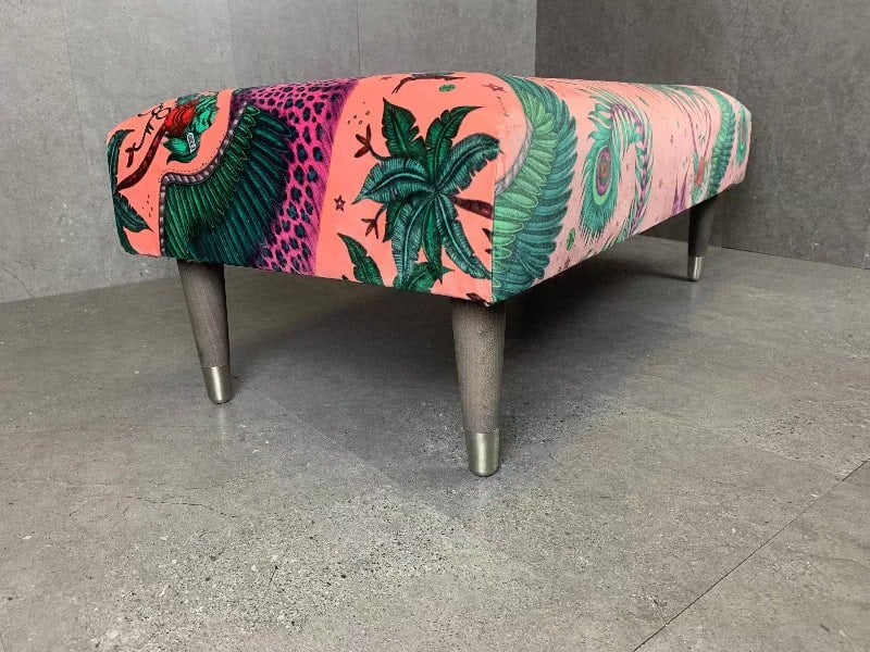 PREMIUM MADE TO MEASURE LYNX DRAGON Handmade footstool