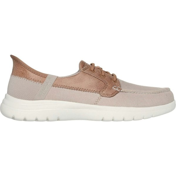 Skechers model On-the-GO Flex - Palmilla Women's Boat Shoes in Taupe