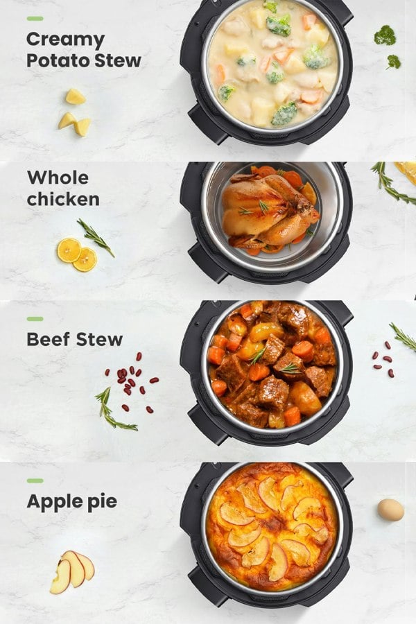 Living and Home 7.6L Midea Electric Pressure Cooker Yogurt Maker Rice Cooker with 12 presets