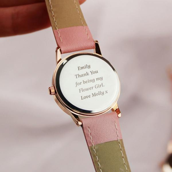 Personalised Girls Watch - close-up detail