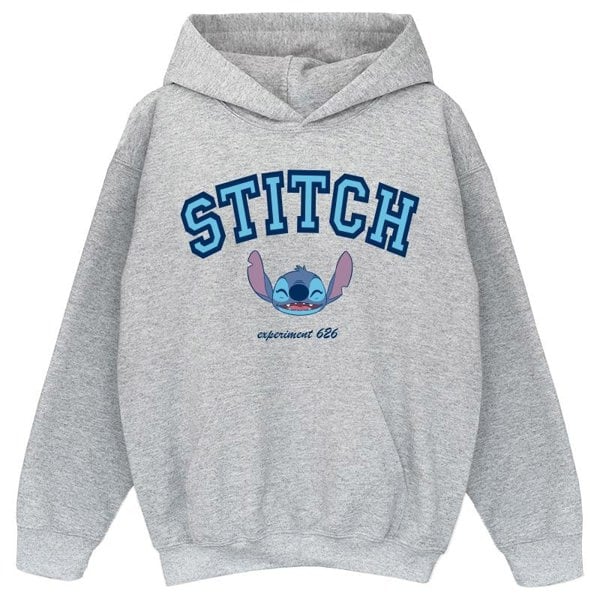 Disney Boys Lilo & Stitch Collegial Hoodie - Sports Grey