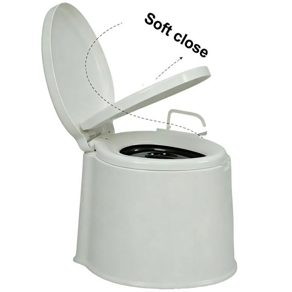 Gr8 Garden 5L Portable Camping Toilet Compact Adult Travel Seat Outdoor Festival Caravan