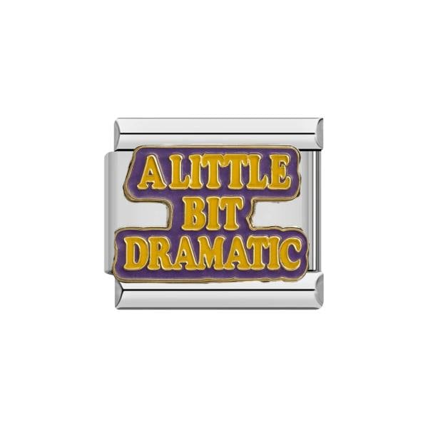 Serafina A Little Bit Dramatic | Italian Style Bracelet Charm